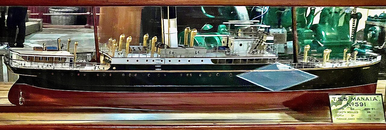 A 48th scale model of SS Manaia 1898-1926.jpg